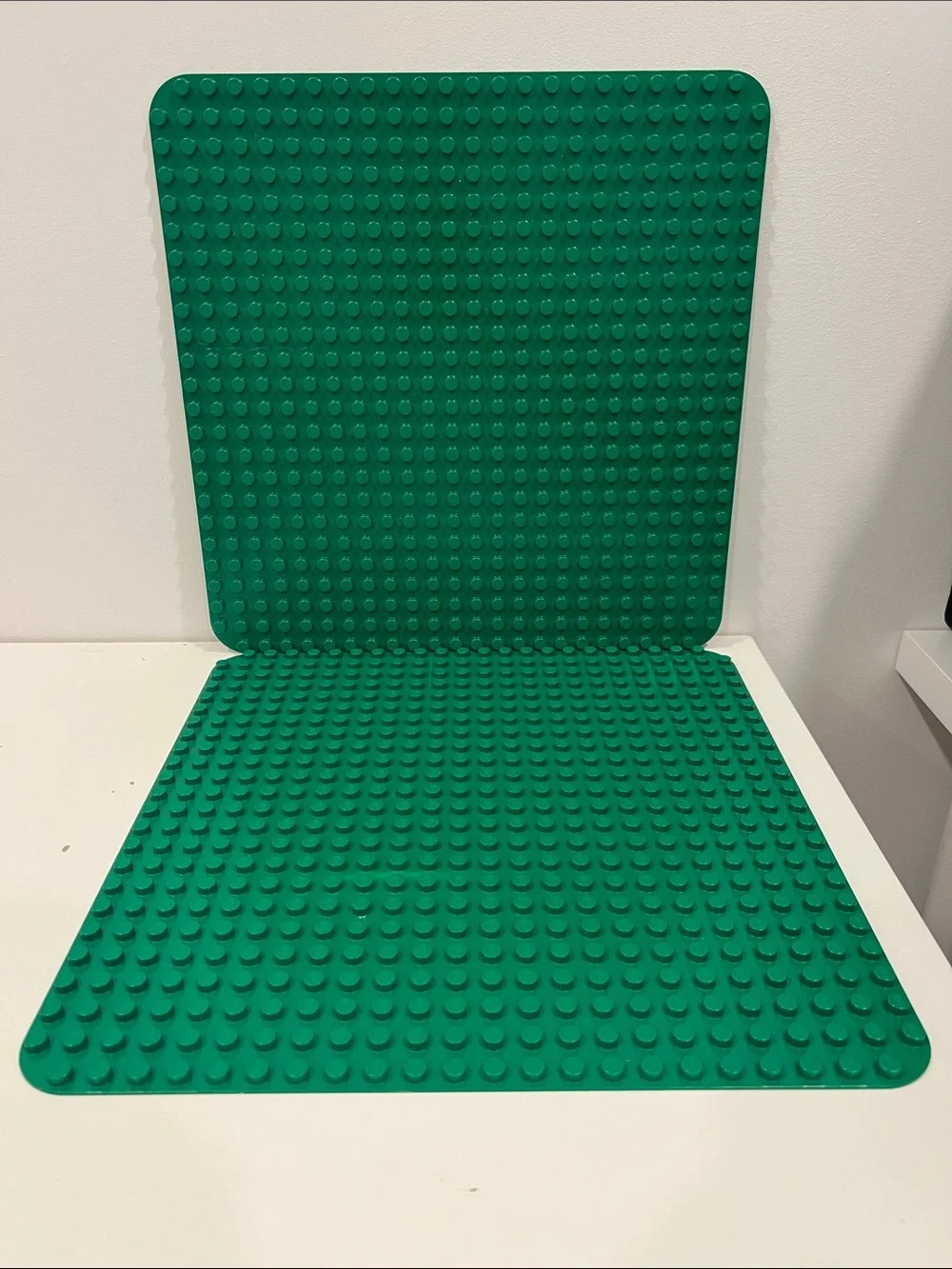 LEGO DUPLO Green Building Plate, 24x24 Stud Foundation for Toddlers - set of 2